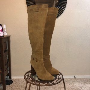 Report Lipton suede OTK boot